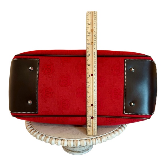 ‼️SOLD‼️ Dooney & Bourke Red and Brown Double Handles Strap & Accessories - Picture 10 of 16